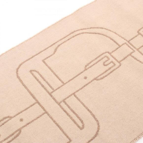 HERMES Brown Scarf - Picture 8 of 9